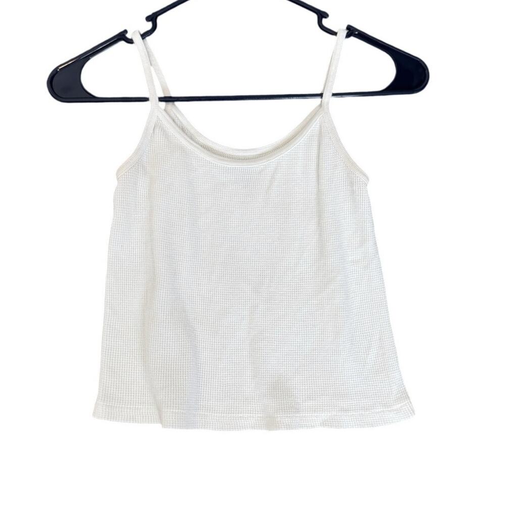 Brandy Melville White Cropped Tank